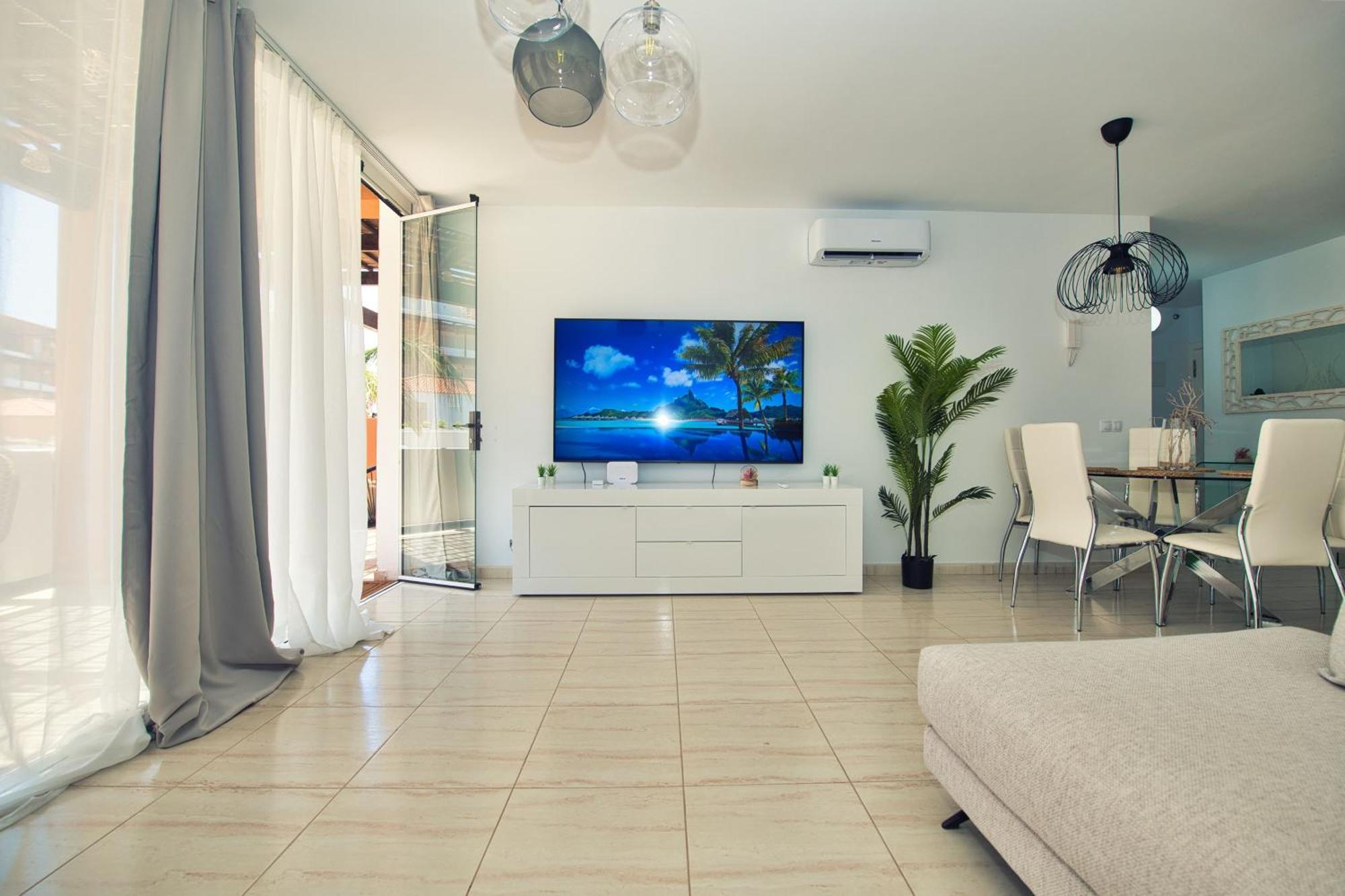 Ocean View Perfect Sunset Apartment, 4 Rooms 137M2, Wifi & Bbq San Miguel de Abona Dış mekan fotoğraf